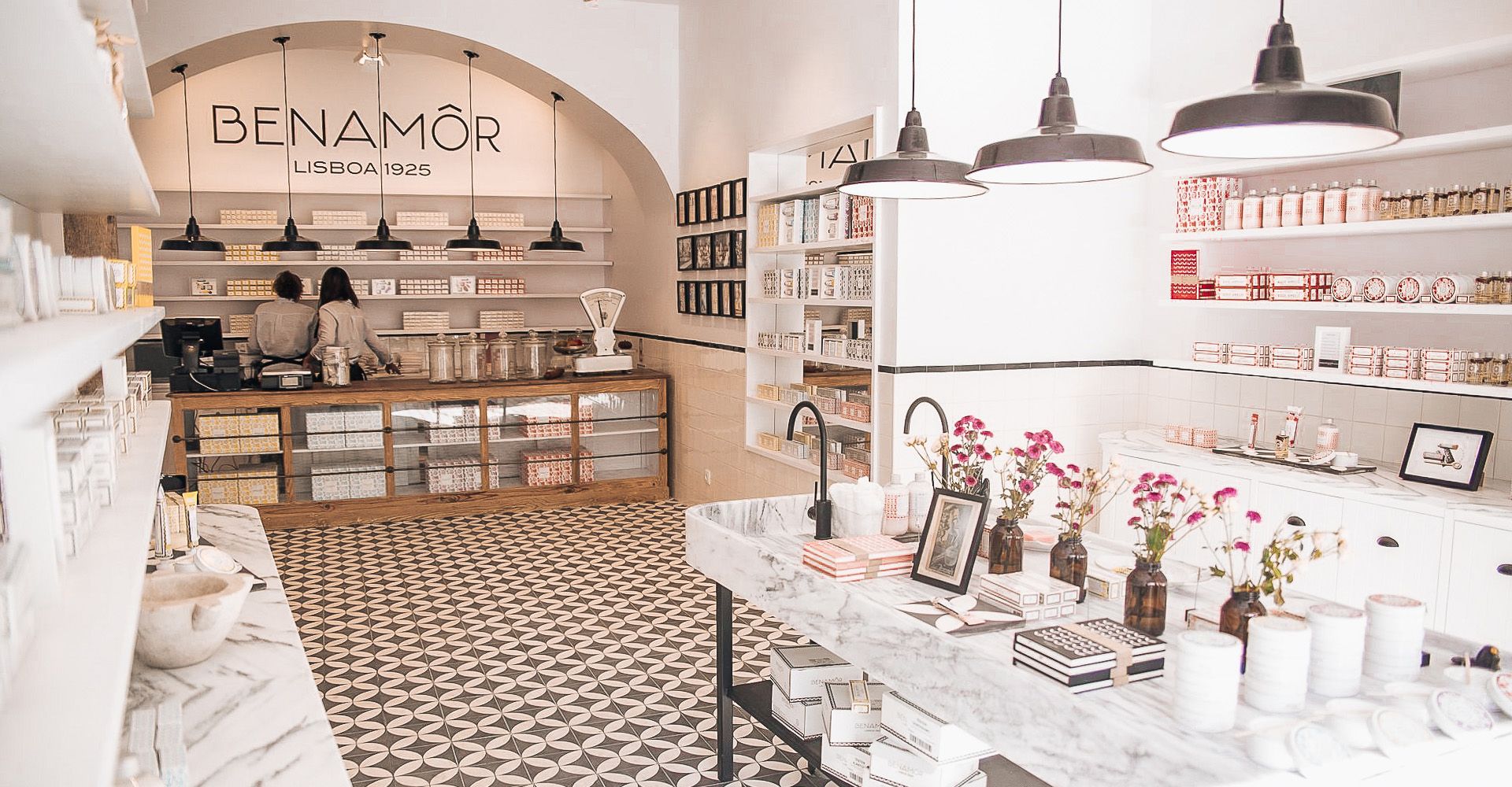 Benamor shop in LX Factory offers a delightful selection of high-quality, handcrafted Portuguese skincare products.